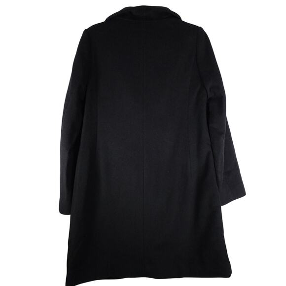 New Quince Women's Mod Italian Wool Cocoon Coat Preppy Black $170 Medium 3780 - Picture 9 of 9